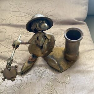 Vintage Magda Andrezej Nowakowscy Brass Copper Art sculpture ( Polish)